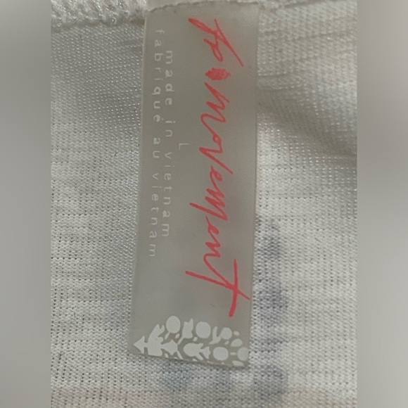 Sold Free People Movement CycleBar White‎ Tank Size Large - Picture 4 of 8